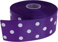 Polka Dot Grosgrain Ribbon 25 Yard Each Roll 100% Polyester by Unknown