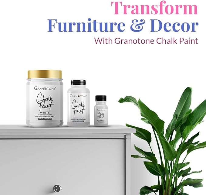 GRANOTONE Chalk Paint for Furniture | Matt-Finish Water-Based Acrylic Paint for - Image 3