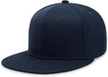 CHOK.LIDS Flat Bill Visor Classic Snapback Hat Blank Adjustable Brim High Top End Trendy Color Style Plain Tone Baseball Cap