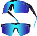 2-Sizes Kids Youth Baseball Sunglasses Men Women Vipers Sunglasses Softball Boys Girl True Polarization &UV Protection