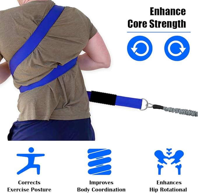 Davllin Core & Hip Belt Resistance Band for Baseball & Softball Training