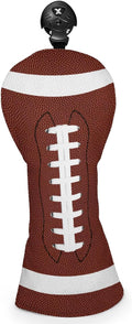 Golf Club Head Covers for Men Women, PU Leather Golf Headcover for Driver Fairway Wood and Hybrid, Funny Golf Accessories
