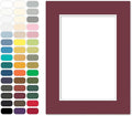 Poster Master Maroon Matboard – 4-Ply Acid-Free Picture Mat Board by PosterMaster