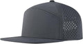 FEINION Men Flat Brim Adjustable Performance Hat Snapback Laser Perforated Baseball Cap
