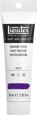 Liquitex Professional Heavy Body Acrylic Paint, 2-oz Tube, Dioxazine Purple by Liquitex