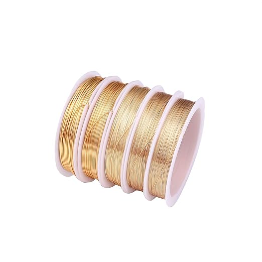 KC Gold Copper Wire 0.5mm Bead Cord - Image 3
