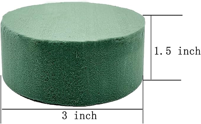 5 Pcs Floral Foam, MYYZMY 3 Inch Dry Wet Floral Foam Bricks Round - Image 2