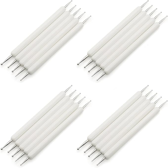 4 Set Embossing Stylus Double End Tracing Dotting Tool, Embossing Art by Unknown