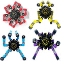 4pcs Fidget Spinners for Kids&Adults Transformable Fingertip Gyros for Girls by ShineWorld