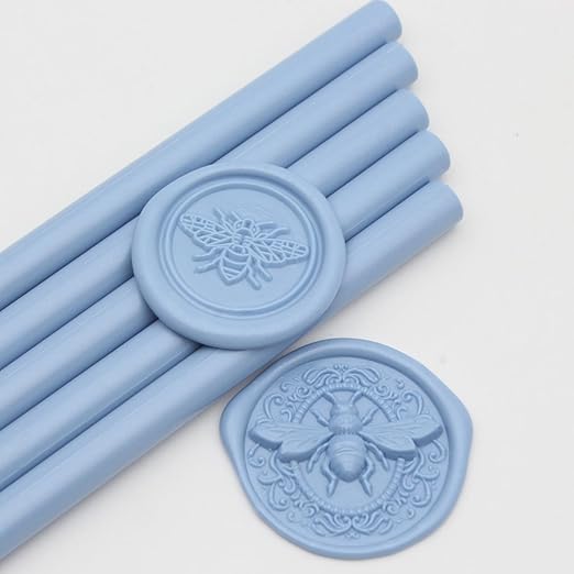 52pcs Dusty Blue Wax Sealing Sticks, Premium Glue Gun Wax Seal Sticks - Image 2