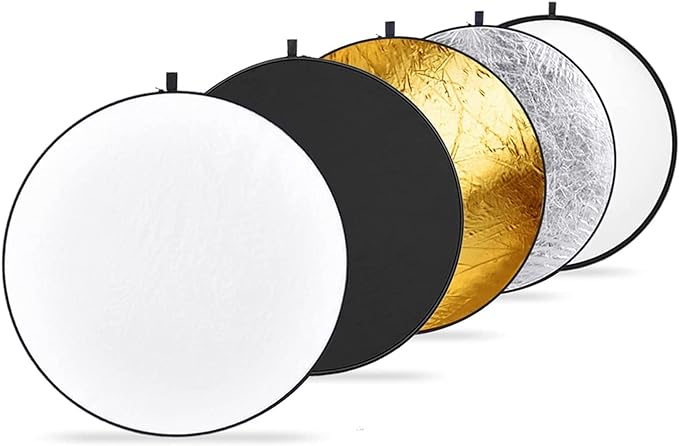 NEEWER 43 Inch/110 Centimeter Light Reflector Diffuser 5 in 1 Collapsible Multi by Neewer