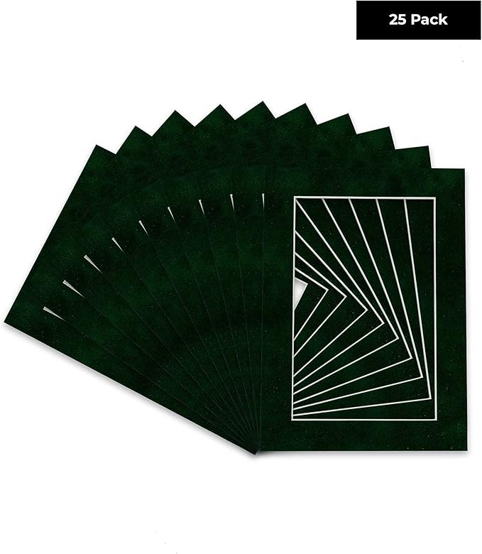 Pack of 25 Acid Free 8x10 Mats Bevel Cut - Image 2