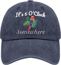 Jimmy Music Buffett Accessories Hats Its 5 Oclock Some Where Baseball Cap Mom Hat Pigment Black Womens Bucket