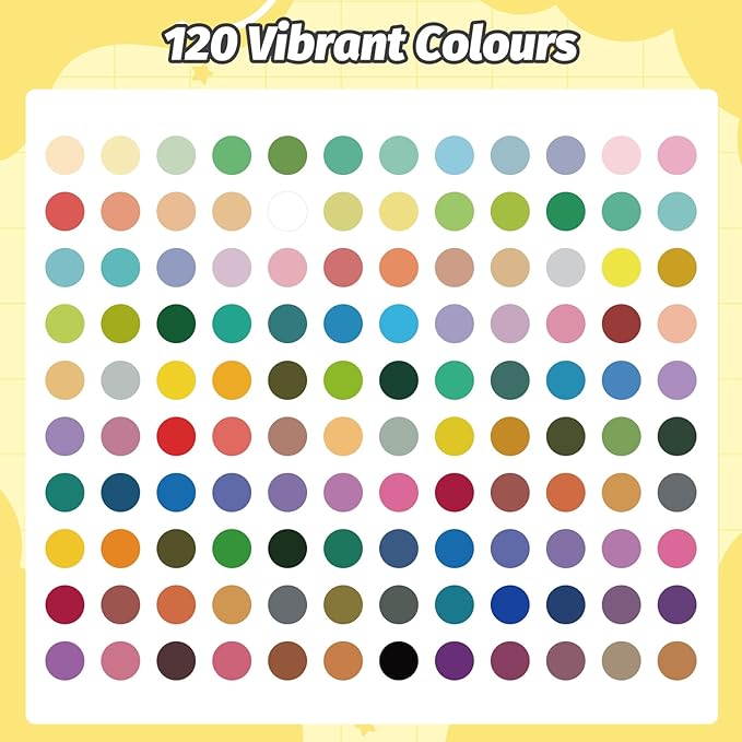 120 Colors Acrylic Paint Markers, Soft Brush Tip Pens - Image 3