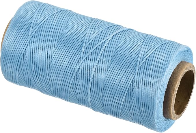 MECCANIXITY Waxed Thread, 197 Yard 1mm 210D Flat Wax Thread Polyester Waxed by MECCANIXITY