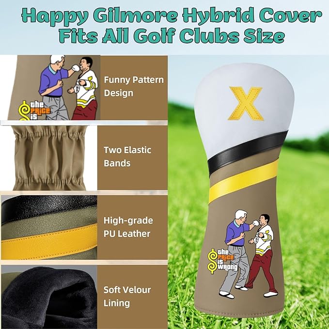 Funny Golf Putter Headcover, Perfect Golf Gift for Men and Women, Golf Accessories for Golfers