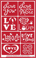 Over'N'Over Reusable Glass Etching Stencils – Durable Self-Stick Designs by OVER+%27N%27+OVER