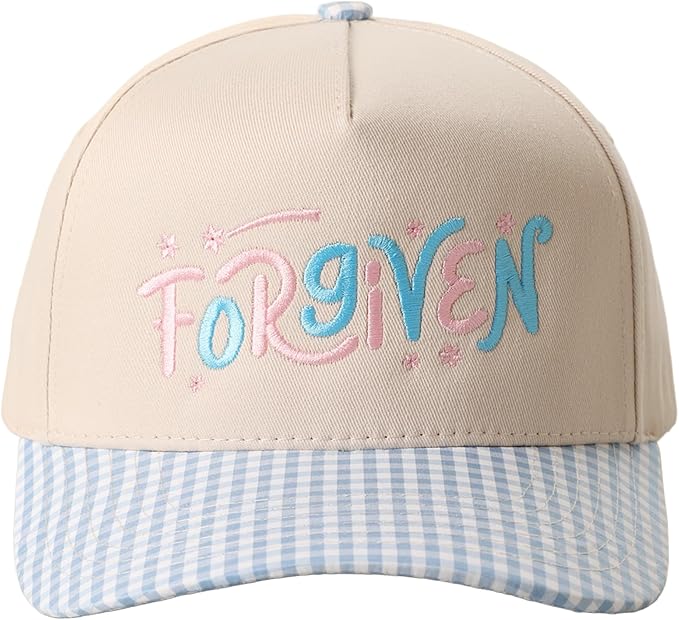 MIRMARU Two-Tone Vintage Canvas Trucker Hats for Men & Women, Adjustable Size Baseball Caps with Trendy Embroidered Design