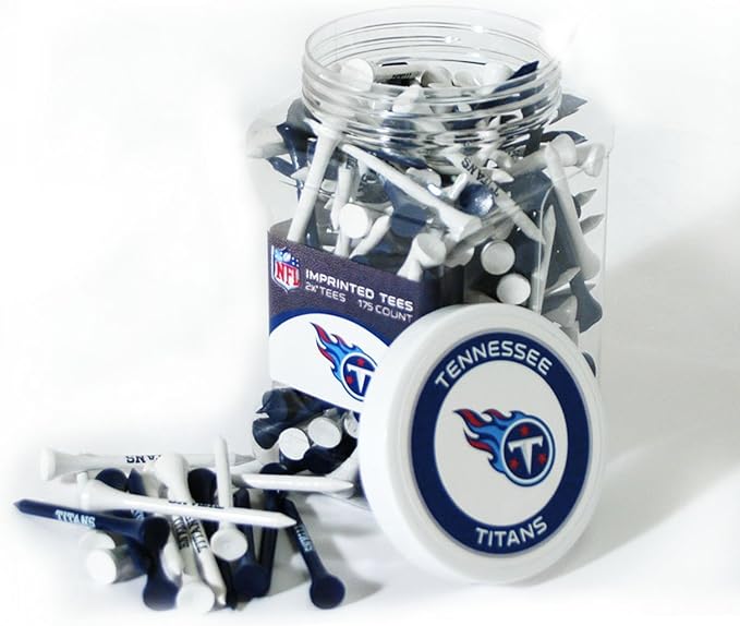 Team Golf NFL Green Bay Packers Jar Of 175 Golf Tees 2-3/4" Golf Tees, 175 Pack, Regulation Size, Multi Team Colors