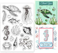 Summer Ocean Sea Turtle Clear Stamps by BEUNITONE