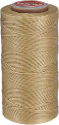 uxcell Flat Leather Sewing Waxed Thread, 270m / 295 Yards Polyester Wax String by uxcell
