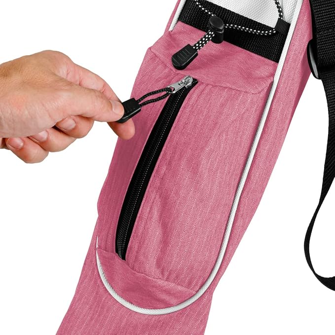 Orlimar Pitch ’n Putt Lightweight Sunday Golf Bag with Stand, Ultra-Light Carry Design, Two-Way Divider Top, Shoulder Strap, Compact Carry Golf Bag for Men & Women