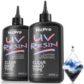 Nicpro UV Resin 500g, High Viscosity & Quick Curing Glue Hard by Nicpro