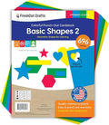 Basic Shapes 2: Hearts, Rectangles, 696 Pieces US Made Card Stock Punch Out by FreshCutCrafts