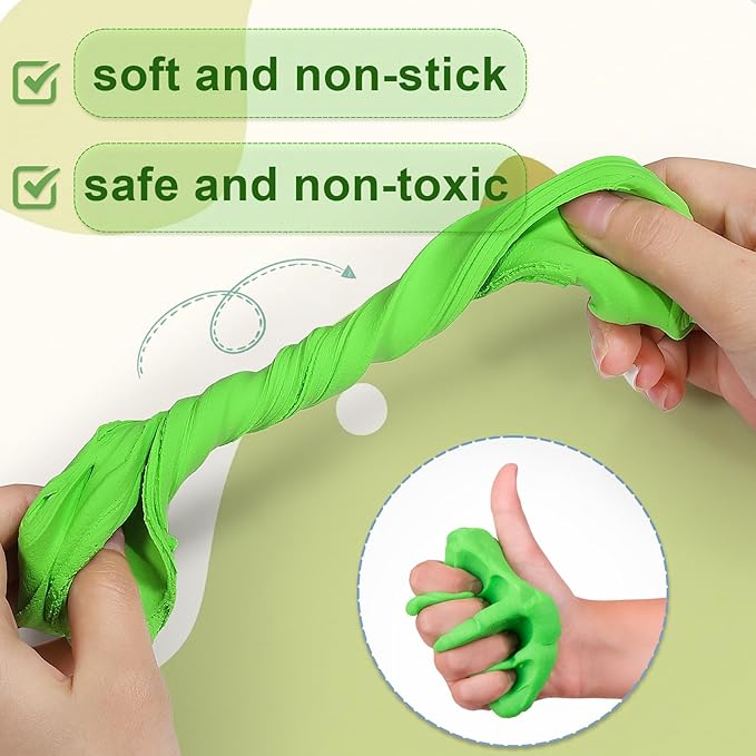 Air Dry Clay for Kids, 92 Colors Magic Modeling Clay, Children's DIY Model Kit - Image 2