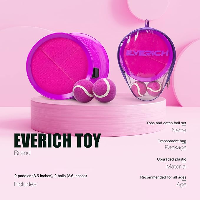 EVERICH Upgraded Toss and Catch Ball Game Set - Image 2