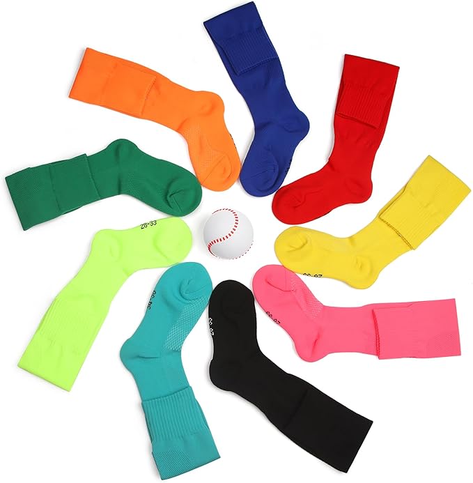 Baseball Socks and Belt Combo for Youth Adult Softball Sock Belt for Boys and Girls