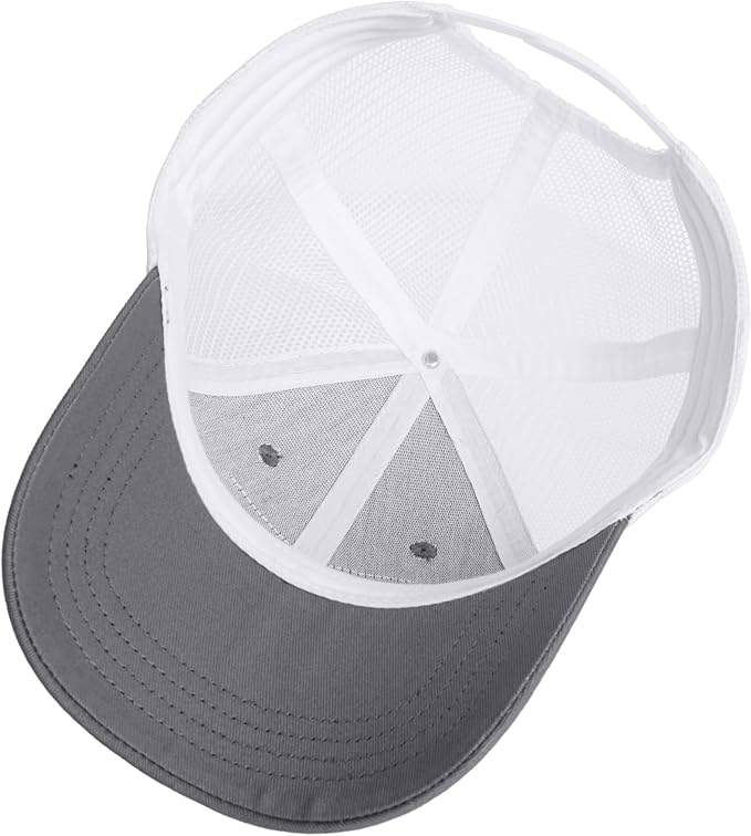 American Flag Trucker Hat - Snapback Hats for Men Women Baseball Cap - Breathable Mesh & Adjustable Fit for Casual Wear