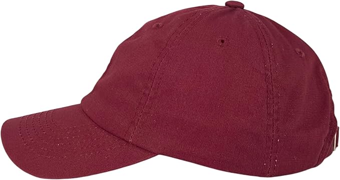 Classic Dad Hat Cotton, Low-Profile Plain Baseball Cap, Adjustable, Breathable and Packable