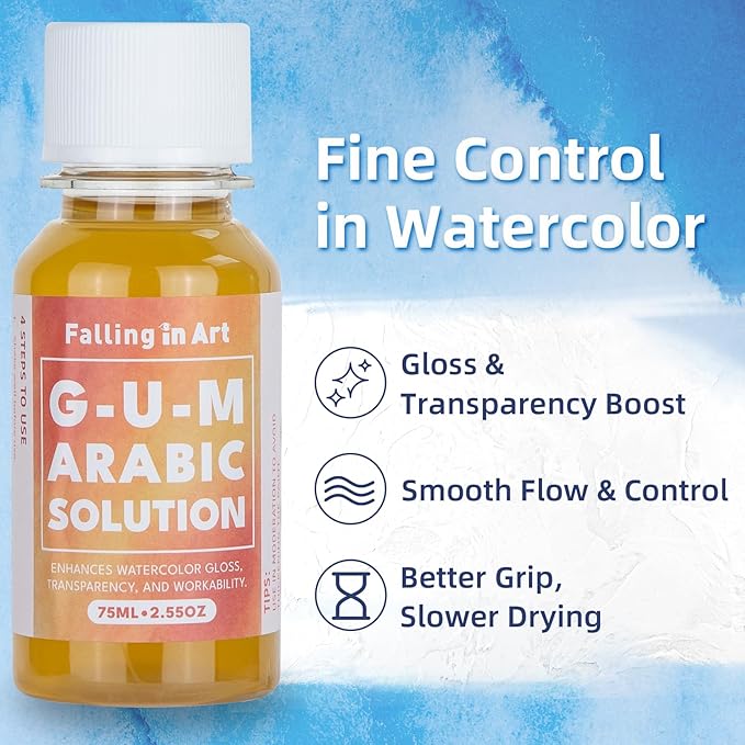 Falling in Art Gum Arabic Solution, Gum Arabic Liquid - Image 3