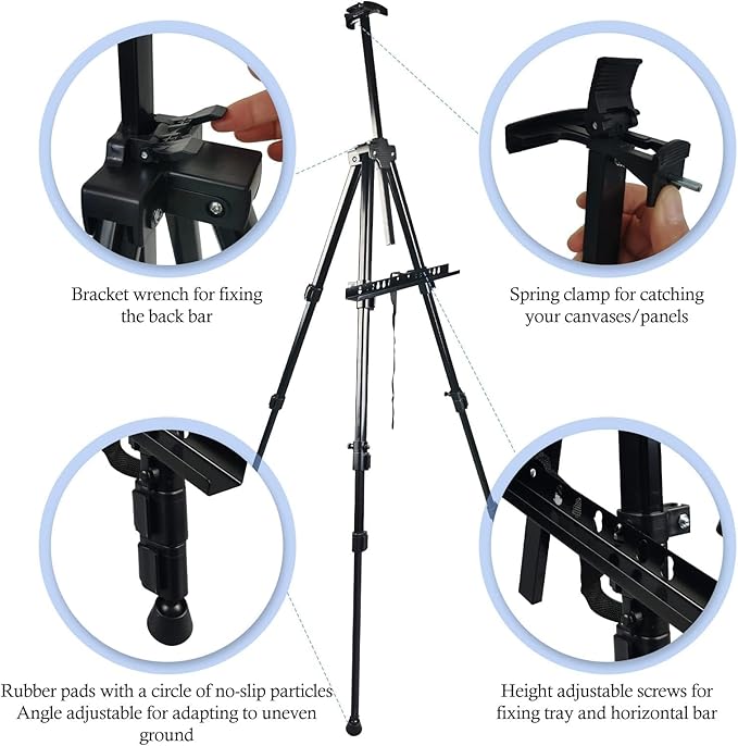 Art Easel Stand for Painting Canvases - Image 6