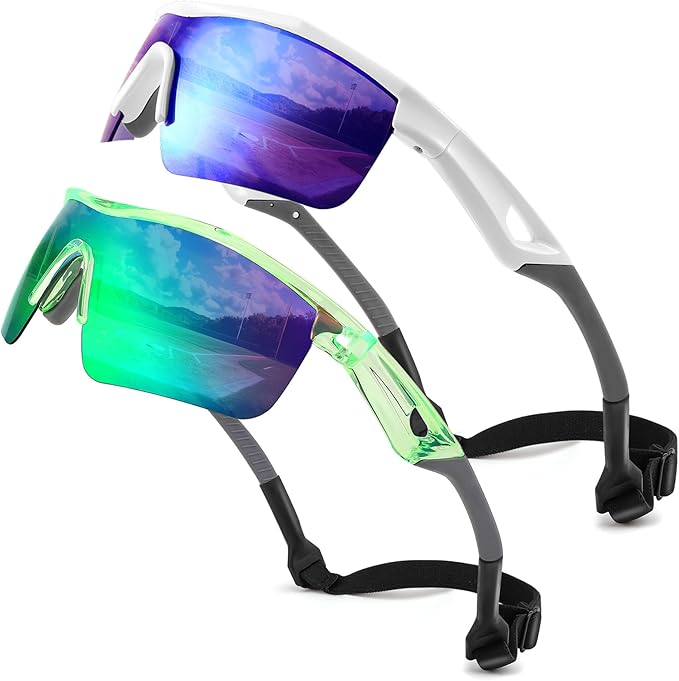 FEISEDY Kids Teens Baseball Polarized Sunglasses Sports TR90 Frame Boys Girls Cycling B2454