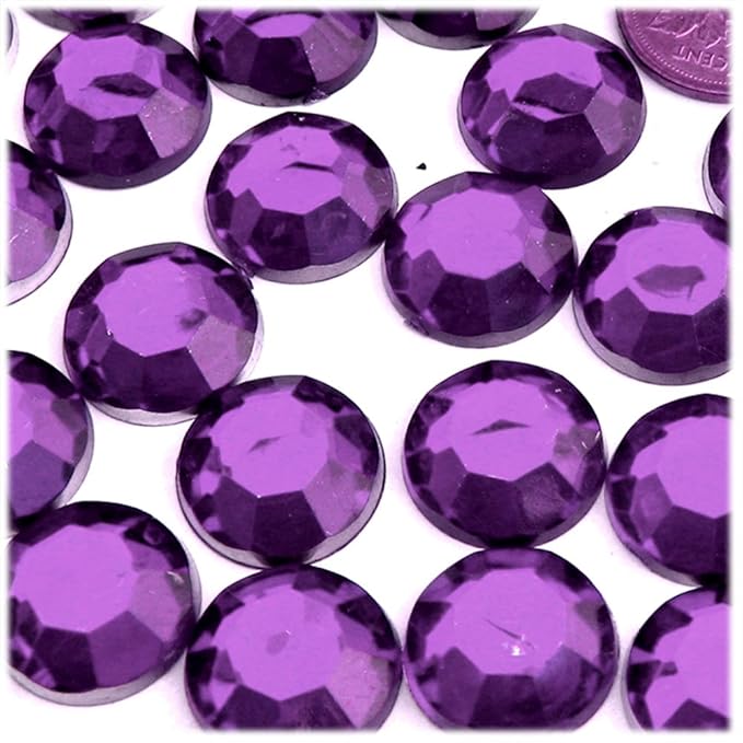 The Crafts Outlet 72pc Rhinestones Round 20mm - Image 2