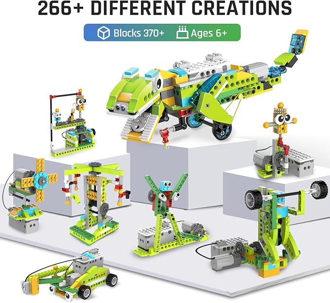 makerzoid Coding Robot Toy for Kids 6+, 100+ in 1 APP Control Robots Building - Image 2