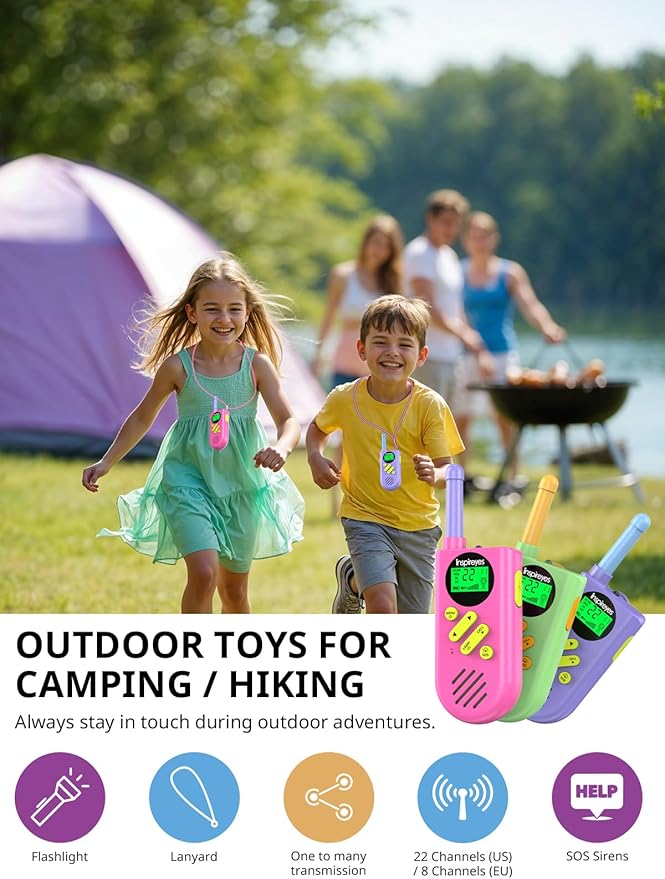 Walkie Talkies for Kids Rechargeable, Toys for Boys and Girls Ages 3-12 - Image 3