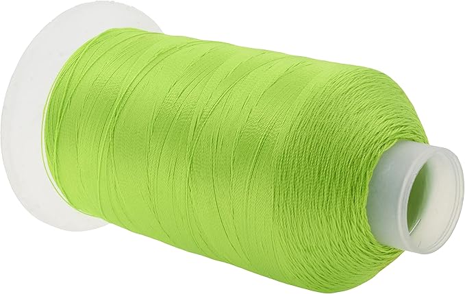 Mandala Crafts Khaki Royal Blue Beige Lime Green Heavy Duty Thread - Image 2