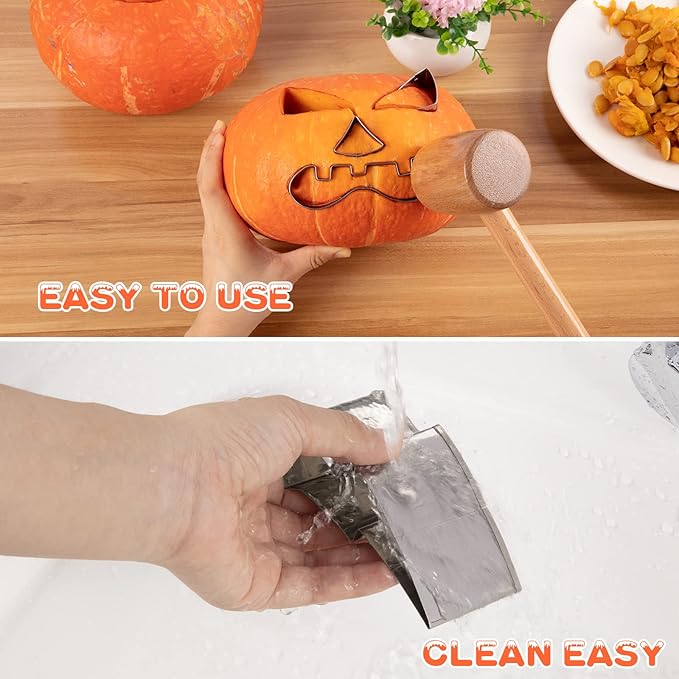 Pumpkin Carving Kit Halloween, Safe and Easy Pumpkin Carving Set - Image 5