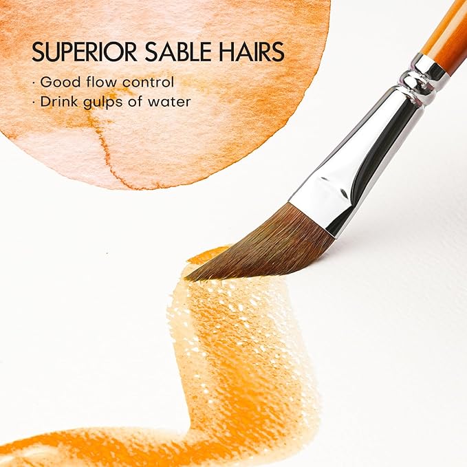 Sable Watercolor Brushes Kolinsky Watercolor Paint Brushes - Image 4