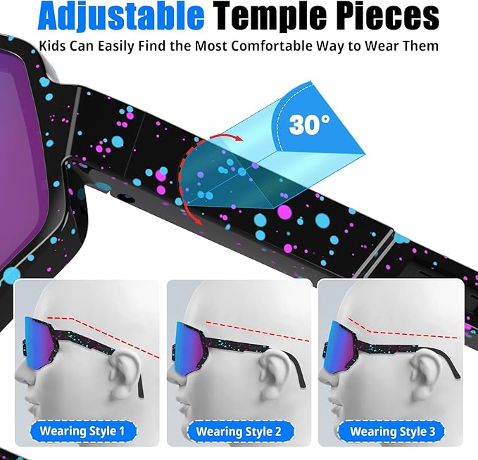 X-TIGER Polarized Youth Baseball Sunglasses UV400 Kids Sunglasses Boys Girls 8-12 Youth for Softball Cycling Sports Glasses