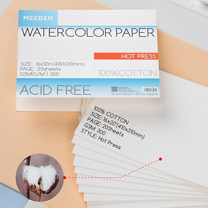 MEEDEN Watercolor Paper Block - Image 2