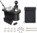 No-Drill Golf Cart Ball & Club Cleaner, Clamp-On Golf Club Head and Ball Washer Golf Cleaner with Golf Towel, Universal Fit for EZGO, Club Car, Yamaha, Advanced EV, Star EV