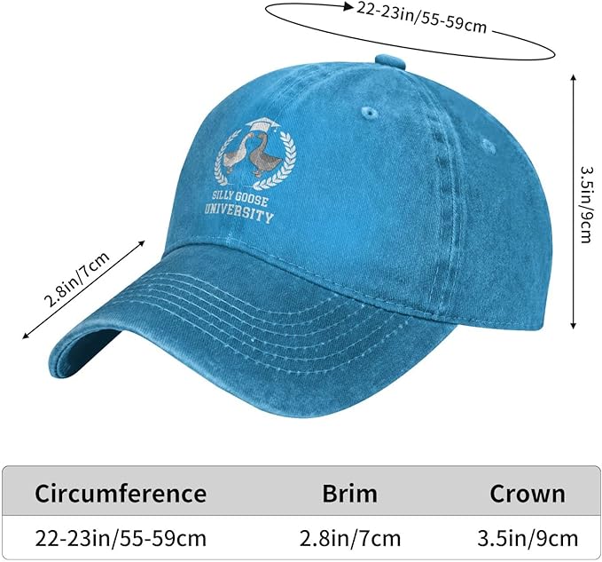 Funny Goose Hat Silly Goose On The Loose Hat Men Baseball Hats Funny Cap
