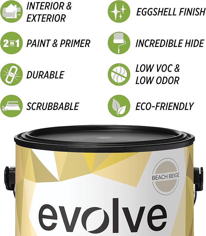 EVOLVE Paint & Primer: Environment-friendly, Low Sheen - Image 2