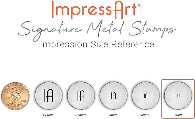 ImpressArt - Tri-Swirl Signature Metal Design Stamp - Image 3