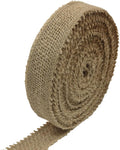 1" Wide Natural Burlap Fabric Roll by suiwotin