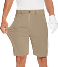 JWM Mens 7"/9" Stretch Golf Shorts - Lightweight Hybrid Casual Dress Work Flat Front Shorts with 5 Pockets Quick Dry UPF50